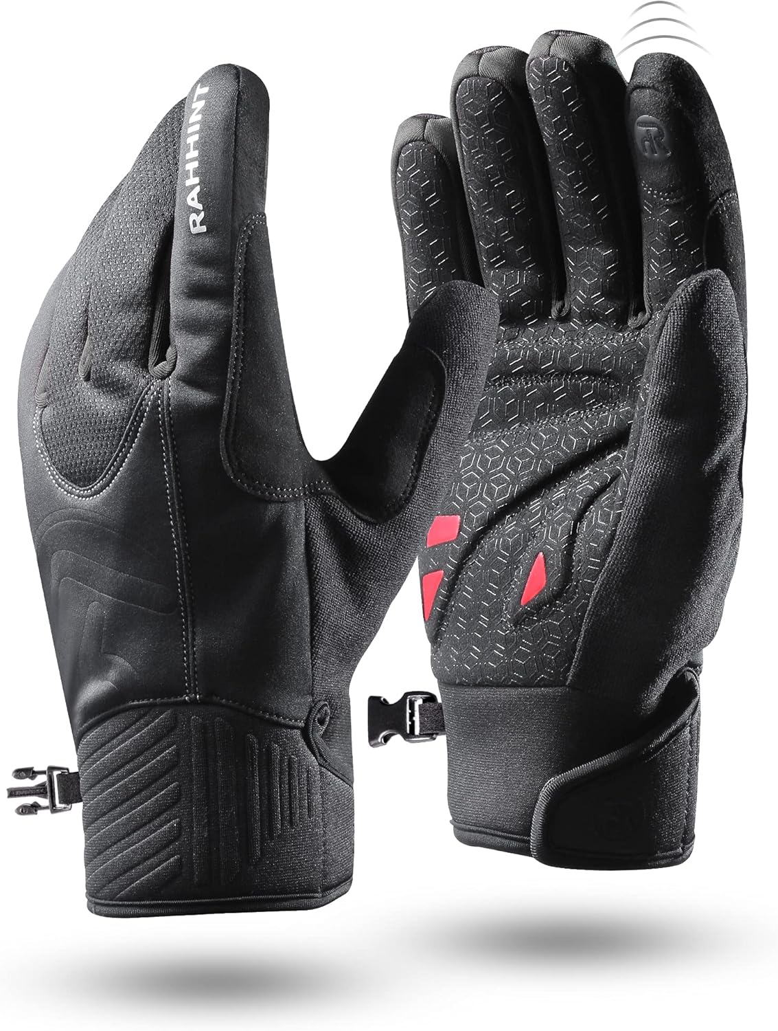 ALL BLACK BIKES GLOVES